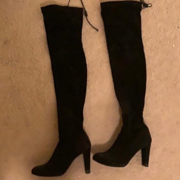 Stuart Weitzman highland suede over the knee boots - Picture 2 of 7
